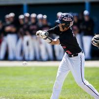 Milan junior Kyle Schrader bunts during the game against Richmond on Friday, June 14. Daniel Brenner I AnnArbor.com